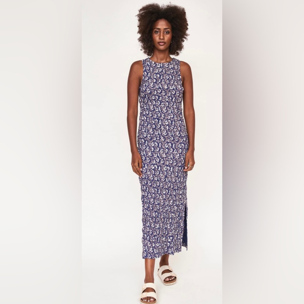 Mirth Shoreditch Smocked Tank Dress in Petunia